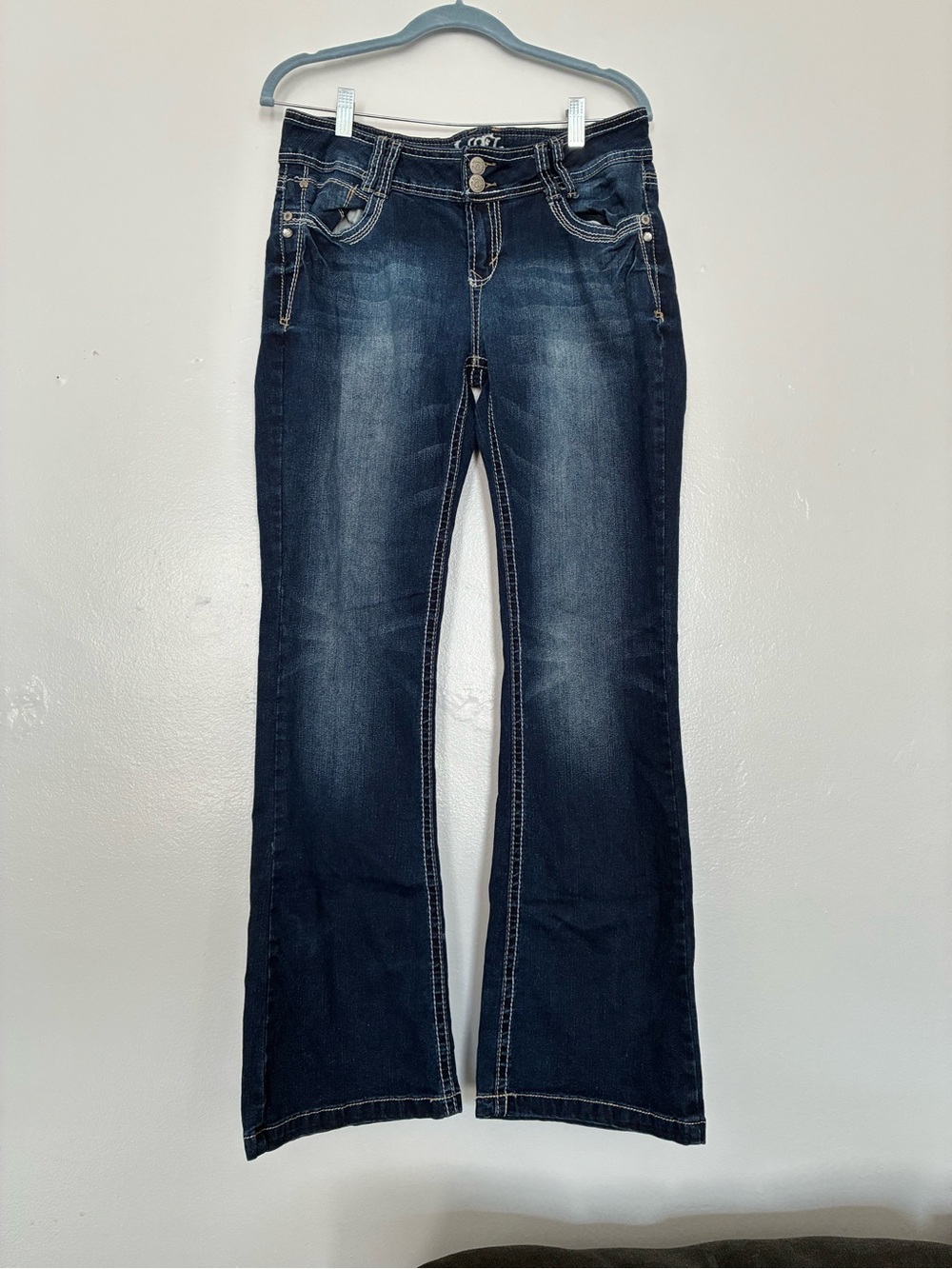 Y2K Wallflower low rise bootcut jeans with
